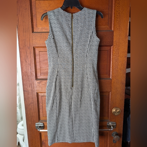 Calvin Klein Black And White Pattern Dress - Picture 2 of 4